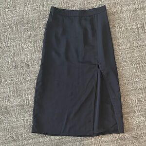 Abercrombie & Fitch midi satin skirt
